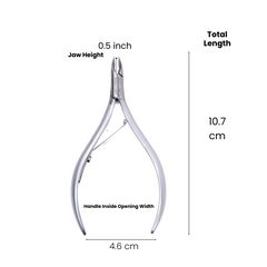 Stainless Steel Cuticle Nipper with Round Plier Head (HN-031)