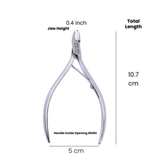 Stainless Steel Cuticle Nipper with Square Plier Head (HN-004)