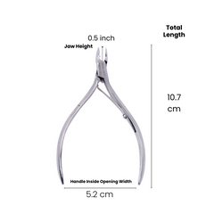 Stainless Steel Cuticle Nipper with Square Plier Head (HN-004)
