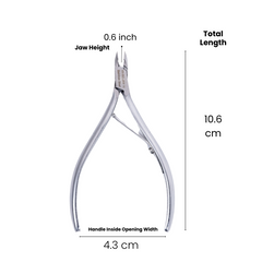 Stainless Steel Cuticle Nipper with Square Plier Head  (HN-062)