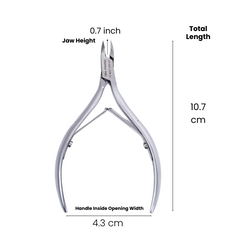 Stainless Steel Cuticle Nipper with Square Plier Head (HN-064)