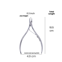 Stainless Steel Cuticle Nipper with Square Plier Head  (HN-041)