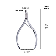 Stainless Steel Cuticle Nipper with Square Plier Head (HN-063)