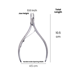 Stainless Steel Cuticle Nipper with Round Plier Head (HN-031)