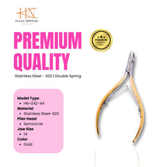 Stainless Steel Cuticle Nipper with Semi-Circle Plier Head (HN-042)