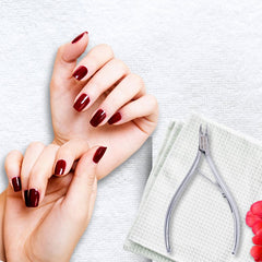 Stainless Steel Cuticle Nipper with Square Plier Head  (HN-062)