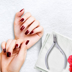 Stainless Steel Cuticle Nipper with Square Plier Head (HN-043)