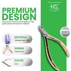 Stainless Steel Cuticle Nipper with Square Plier Head (HN-004)