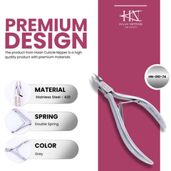 Stainless Steel Cuticle Nipper with Square Plier Head (HN-061)