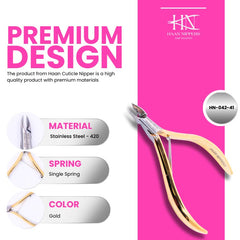 Stainless Steel Cuticle Nipper with Semi-Circle Plier Head (HN-042)