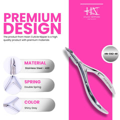 Stainless Steel Cuticle Nipper with Semi-Circle Plier Head (HN-042)