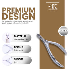 Stainless Steel Cuticle Nipper with Round Plier Head (HN-065)