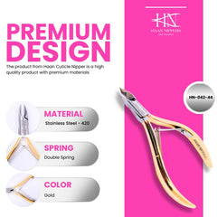 Stainless Steel Cuticle Nipper with Semi-Circle Plier Head (HN-042)