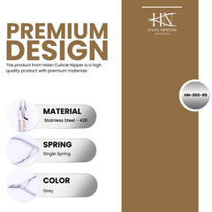 Stainless Steel Cuticle Nipper with Round Plier Head (HN-065)