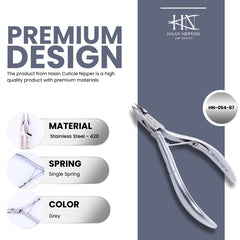 Stainless Steel Cuticle Nipper with Square Plier Head (HN-064)