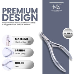 Stainless Steel Cuticle Nipper with Square Plier Head (HN-064)