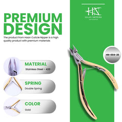 Stainless Steel Cuticle Nipper with Square Plier Head (HN-004)
