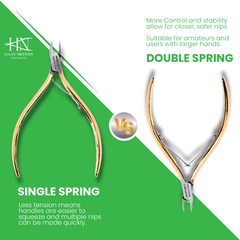 Stainless Steel Cuticle Nipper with Square Plier Head (HN-004)