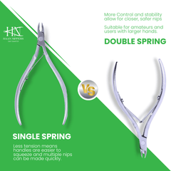 Stainless Steel Cuticle Nipper with Square Plier Head (HN-004)