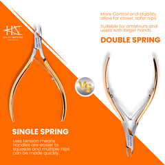 Stainless Steel Cuticle Nipper with Square Plier Head  (HN-041)