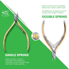 Stainless Steel Cuticle Nipper with Square Plier Head (HN-004)