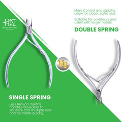 Stainless Steel Cuticle Nipper with Square Plier Head (HN-004)
