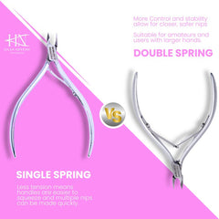 Stainless Steel Cuticle Nipper with Round Plier Head (HN-031)