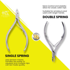 Stainless Steel Cuticle Nipper with Square Plier Head (HN-060)