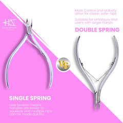 Stainless Steel Cuticle Nipper with Round Plier Head (HN-031)