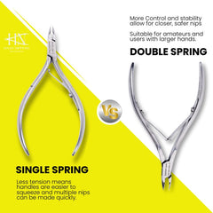 Stainless Steel Cuticle Nipper with Square Plier Head (HN-060)