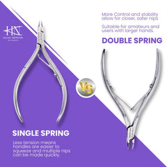Stainless Steel Cuticle Nipper with Square Plier Head (HN-063)