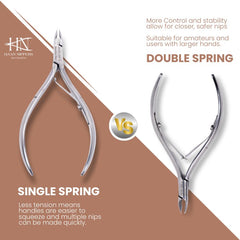 Stainless Steel Cuticle Nipper with Square Plier Head (HN-043)