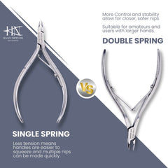 Stainless Steel Cuticle Nipper with Square Plier Head (HN-064)