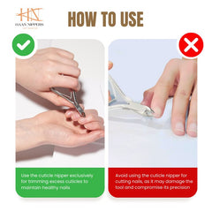 Stainless Steel Cuticle Nipper with Round Plier Head  and Jaw Size 14, 16,  (HN-068)