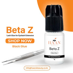 Beta Z Black Waterproof Eyelash Extensions Glue Fast Drying