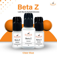 Beta Z Clear Waterproof Eyelash Extensions Glue Fast Drying