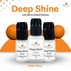 Deep Shine Clear Waterproof Eyelash Extensions Glue Fast Drying