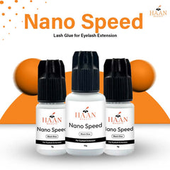 Nano Speed Black Waterproof Eyelash Extensions Glue Fast Drying