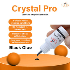Crystal Pro Waterproof Eyelash Extensions Glue Fast Drying
