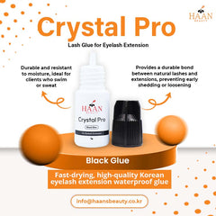 Crystal Pro Waterproof Eyelash Extensions Glue Fast Drying