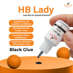 HB Lady Waterproof Eyelash Extensions Glue Fast Drying