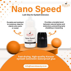 Nano Speed Black Waterproof Eyelash Extensions Glue Fast Drying