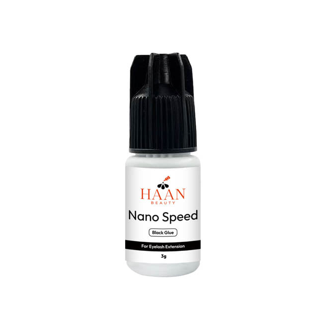 Nano Speed Black Waterproof Eyelash Extensions Glue Fast Drying