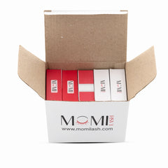 Premium Lash Extension Combo Set – 6 Lines Tray with Cashmere, Silk, Mink, Matte & Velvet Collection Boxes