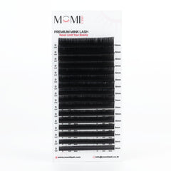 MOMI D-Curl Premium Mink Lash Eyelash Extensions (Mixed Size 8~15mm, 16 Lines)