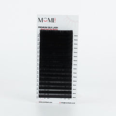 MOMI C-Curl Premium Silk Lash Eyelash Extensions (Mixed Size 8~15mm, 16 Lines)