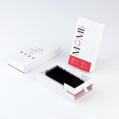 MOMI C-Curl Premium CASHMERE Lash Eyelash Extensions (Mixed Size 8~15mm, 16 Lines)