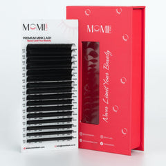 MOMI CC-Curl Premium Mink Lash Eyelash Extensions (Mixed Size 8~15mm , 16 Lines)