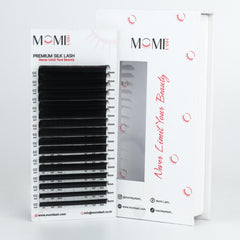 MOMI CC-Curl Premium Silk Lash Eyelash Extensions (Mixed Size 8~15mm, 16 Lines)