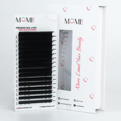 MOMI D-Curl Premium Silk Lash Eyelash Extensions (Mixed Size 8~15mm, 16 Lines)